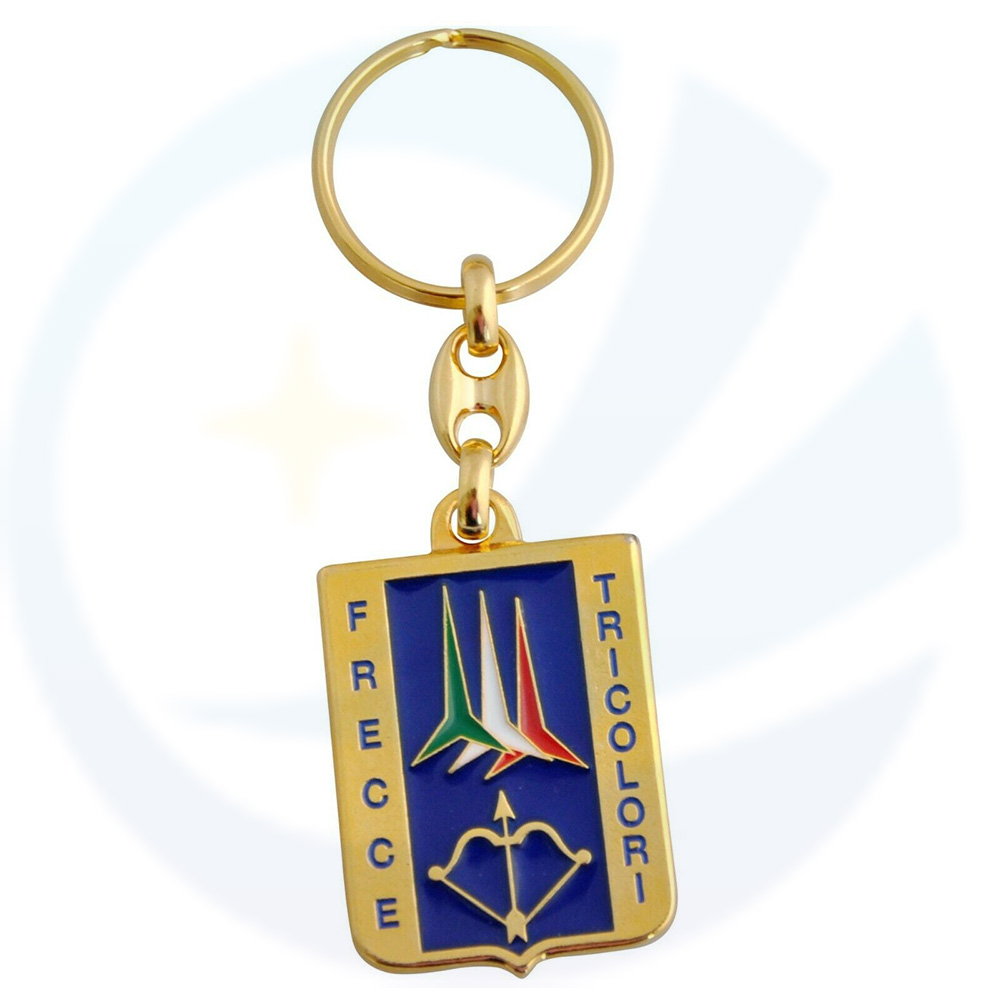 Keycel metallico in metallo di metallo aeronautico in stile militare militare italiano personalizzato