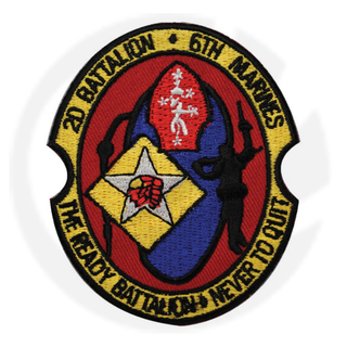 2 ° battaglione 6 ° patch marines