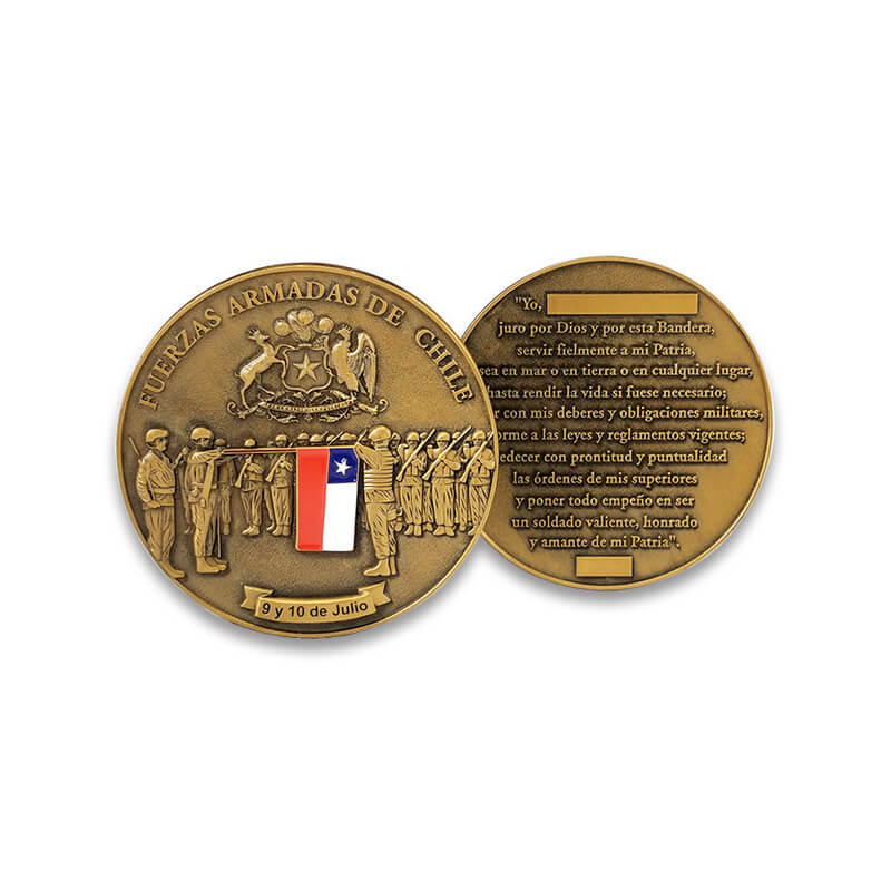 Presidente Metal Large Challenge Coin