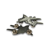Maker Custom Metal Silver Military Air Force Uniform Badge Pins