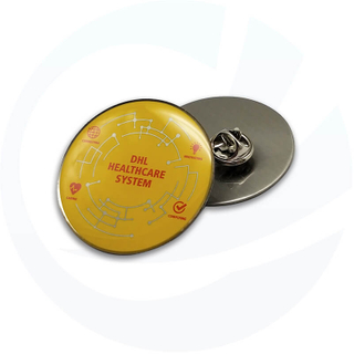 DHL DHL Custom DHL Pins Pins Metal epossy souvenir badge