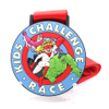 Silicone Rubber Rubber Kids Running Gara MEDALLION Custom Winner Medal NO MOQ