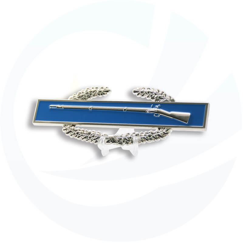 Kuwait Metal Large Gun Military Police Distintivo