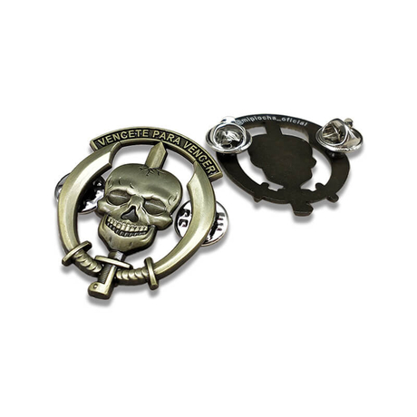 Pin di badge con souvenir oro antico personalizzato