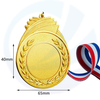 Metal Free Custom Zinc Award 3D Award 3D Gold Sliver Copper Table Tennis Medals for Trofies Sport Race