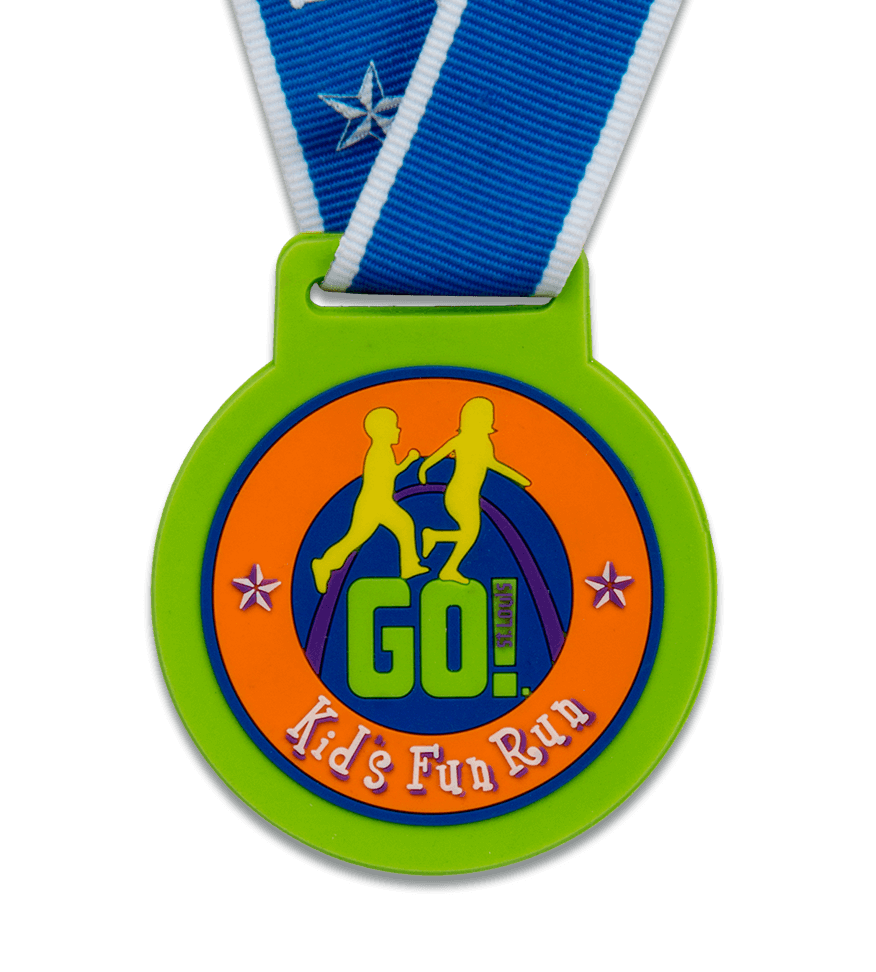 Silicone Rubber Rubber Kids Running Gara MEDALLION Custom Winner Medal NO MOQ