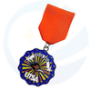 Texas Personalized Design Fiesta Medallion Necklace Medallas Award Carnival Metal Award Orden Medal of Honor Texas