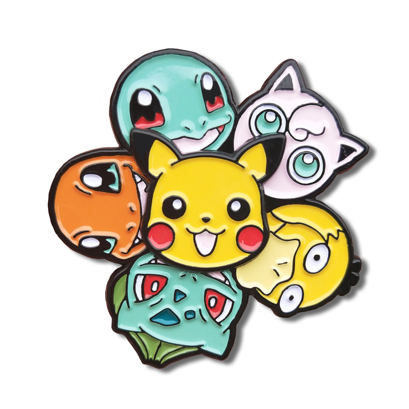 Disegni personalizzati carini anime pokemon badge game animale pokemon pikachu smalta per bambini vai per bambini