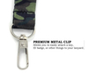 Sublimazione militare personalizzato promozionale Sublimation Polyester Calles Card Hister Lanyard con logo personalizzato