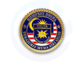 Monete della sfida militare della Malesia