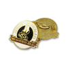 Badge onore di souvenir metal oro personalizzato.