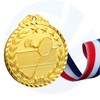 Maratona di pallavolo Badminton di alta qualità medaglie di metallo personalizzate medaglie 3d sports premi