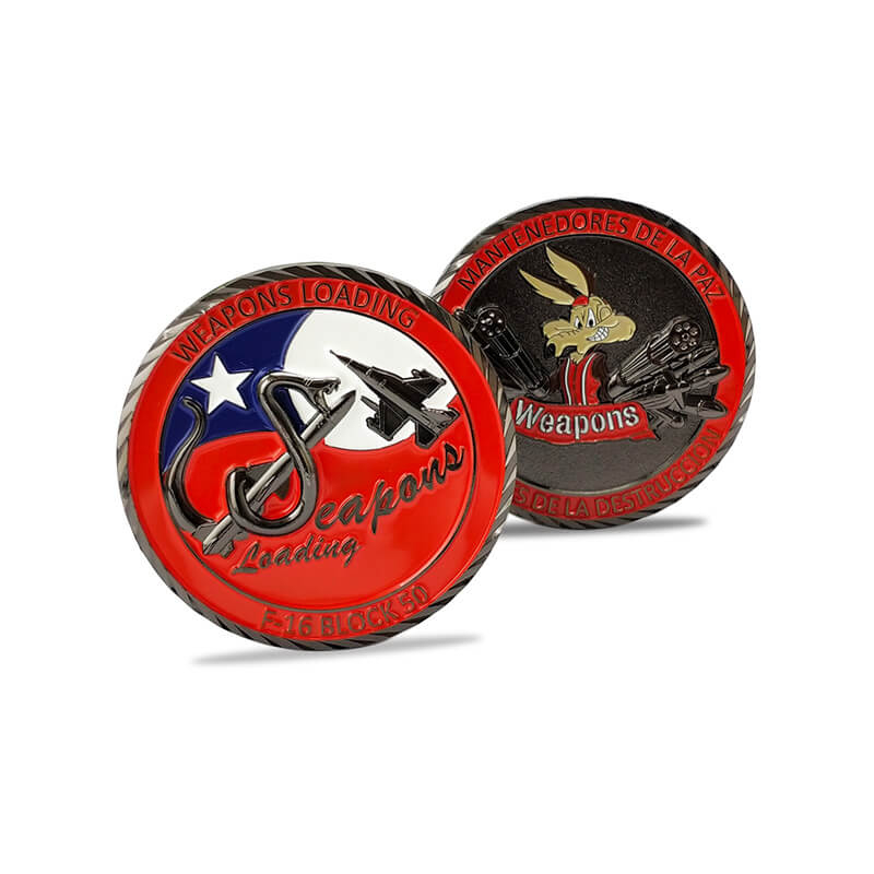 Cile Military 3D Challenge Coin