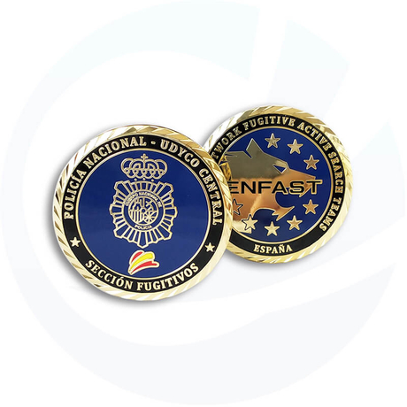 souvenir cerchio di legno Challenge Coin
