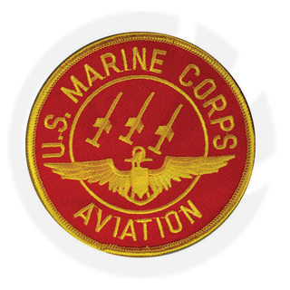 Patch di aviazione del corpo dei marine rosse