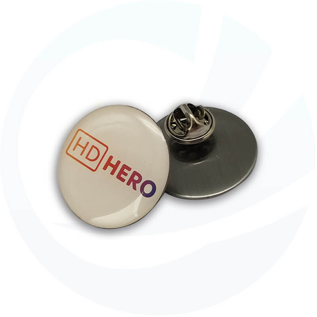 Badge souvenir bianchi epossidici di ferro personalizzati