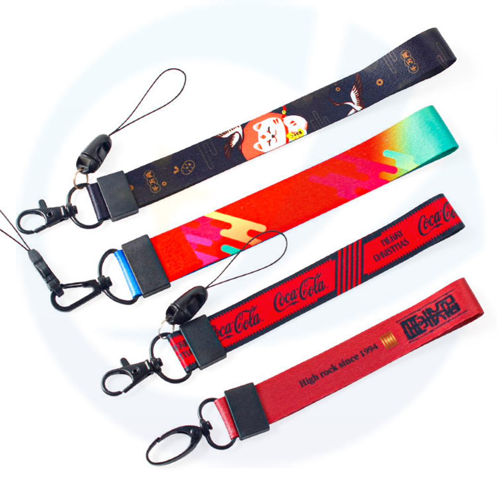 Produttore di costi di spedizione bassa stampato Sublimation Sublimation Strap Polyester Lanyards personalizzati con logo personalizzato