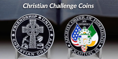 Monete di sfida cristiana