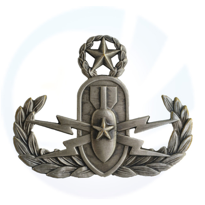 Kuwait grande distintivo per auto della polizia militare d'argento