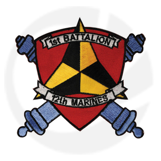 1 ° battaglione 12 ° patch marines