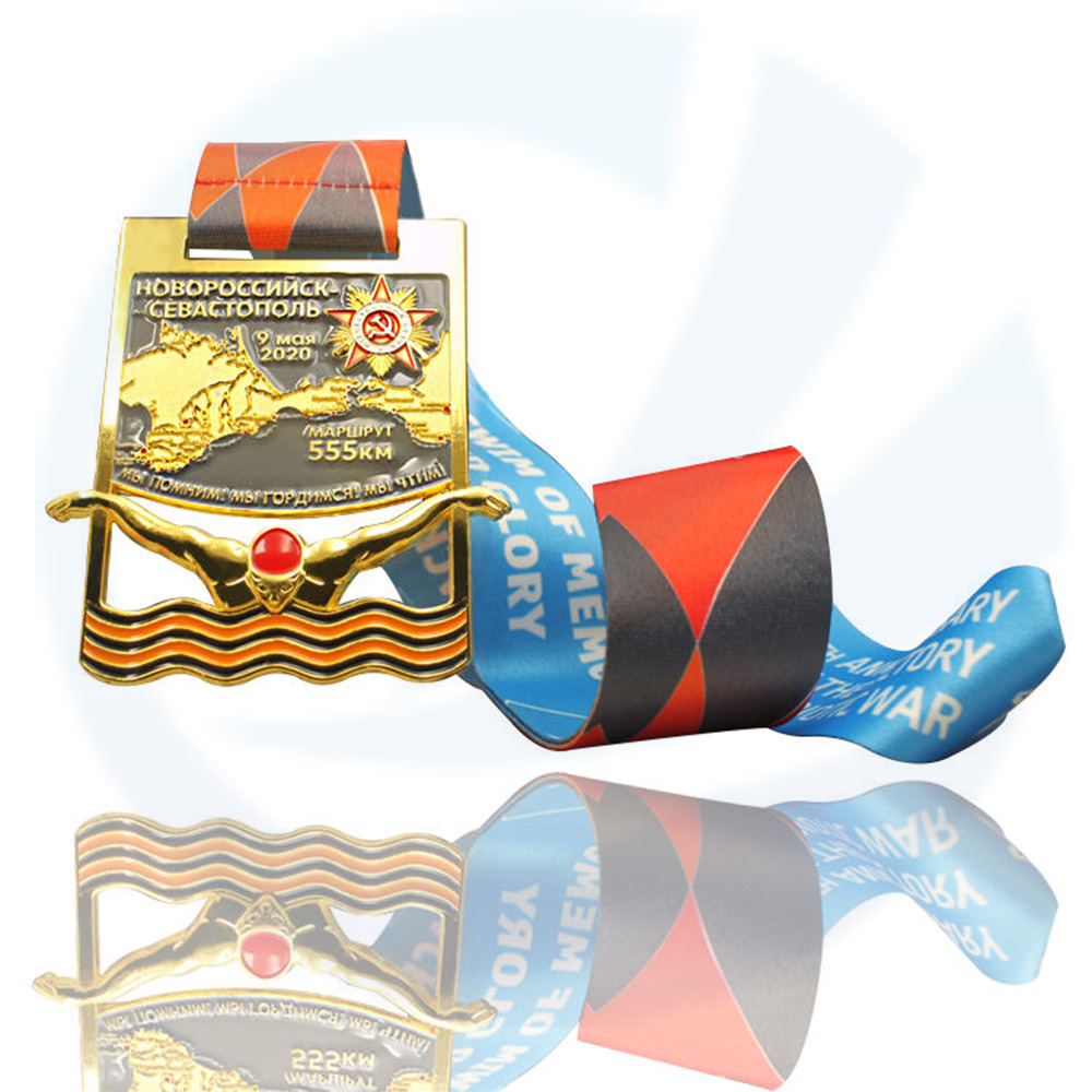 Medici e trofei personalizzati di swimming russia di San Pietroburgo