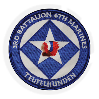 3 ° battaglione 6 ° patch Marines